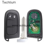 433Mhz 4A chip FCC:GQ4-54T keyless 2 button remote key for Dodge,Ram 2013-2017,Jeep 2014-2018